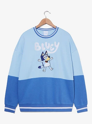 Bluey Portrait Panel Crewneck - BoxLunch Exclusive