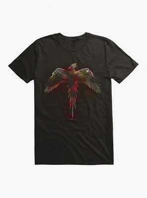 Harry Potter Fawkes Glowing Outline T-Shirt