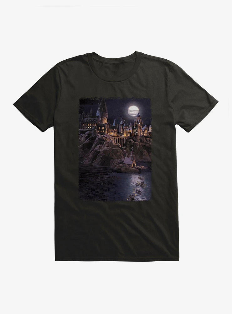 Harry Potter Boats To Hogwarts Dock T-Shirt