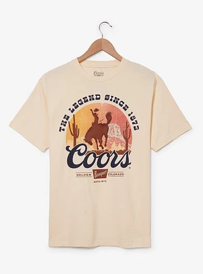 Coors Western Cowboy Silhouette T-Shirt
