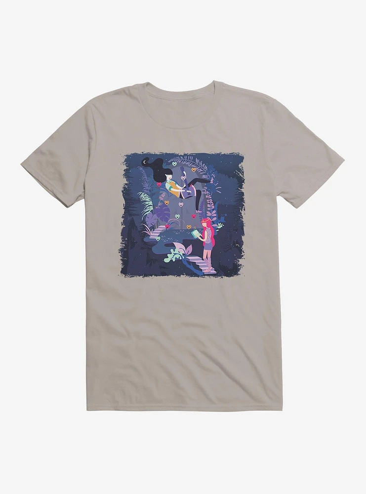 Adventure Time Jungle Hearts T-Shirt