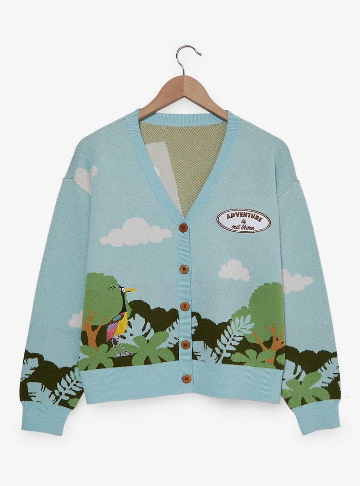 Disney Pixar Up Adventure Is Out There Scenic Women's Knit Cardigan — BoxLunch Exclusive