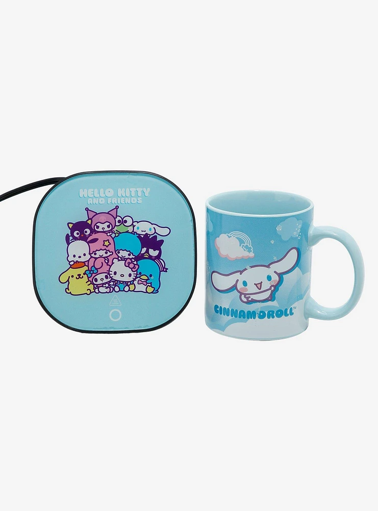 Sanrio Cinnamoroll Cloud Mug with Warmer