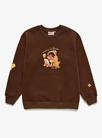 Samii Ryan Care Bears x Strawberry Shortcake Friendship Bear & Orange Blossom Painting Crewneck
