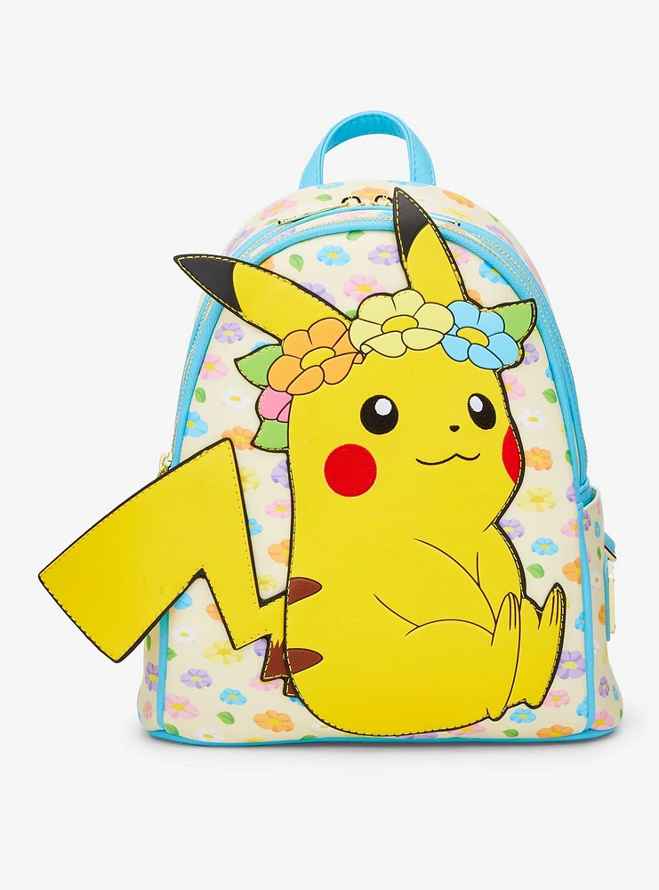 Loungefly Pokémon Pikachu Flower Crown Mini Backpack - BoxLunch Exclusive