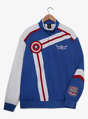 Marvel Captain America Shield Windbreaker Jacket — BoxLunch Exclusive