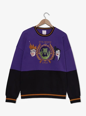 Disney Snow White and the Seven Dwarfs Evil Queen Crest Panel Crewneck - BoxLunch Exclusive