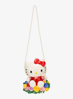 Sanrio Hello Kitty Floral Swing Ceramic Figure