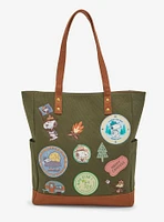 Loungefly Peanuts Snoopy Beagle Scouts Patch Tote — BoxLunch Exclusive