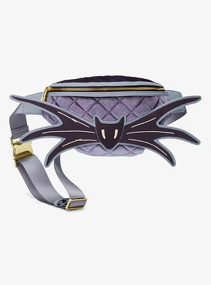 Loungefly Disney The Nightmare Before Christmas Jack Skellington Bow Tie Velvet Belt Bag — BoxLunch Exclusive