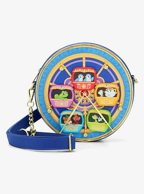 Loungefly Disney Princess Sidekicks Moving Ferris Wheel Figural Crossbody Bag