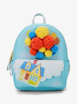 Loungefly Disney Pixar Up Floating House Pom Pom Mini Backpack - BoxLunch Exclusive