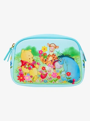 Loungefly Disney Winnie the Pooh Floral Pooh Bear and Friends Cosmetic Bag - BoxLunch Exclusive