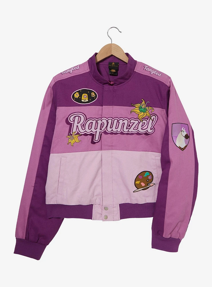 Disney Tangled Rapunzel Women's Plus Cropped Moto Jacket — BoxLunch Exclusive