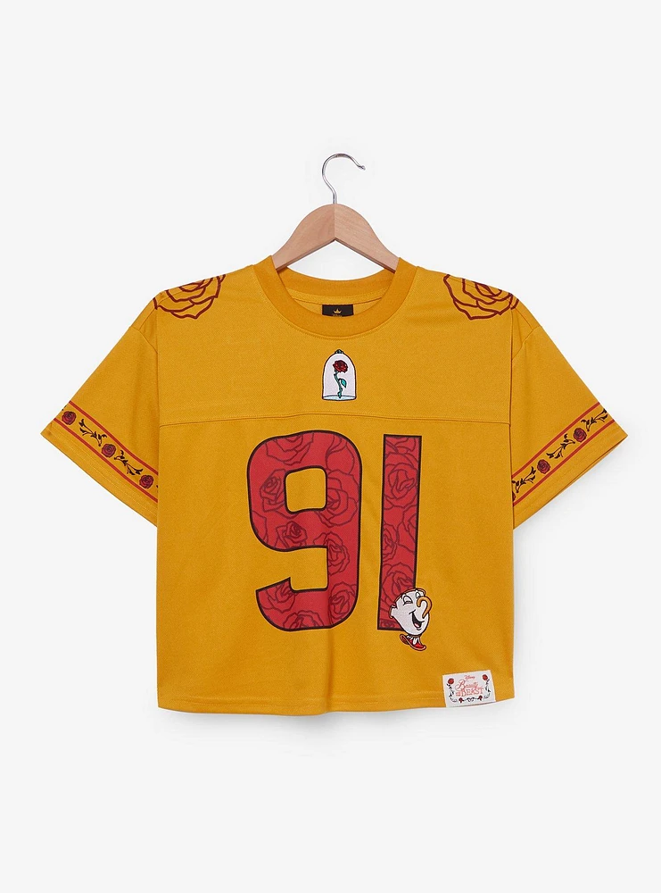 Disney Beauty and the Beast Belle Cropped Women's Football Jersey - BoxLunch Exclusive