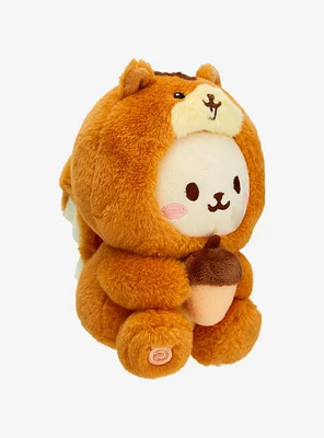 Bunniroll Squirrel Costume 4 Inch Plush