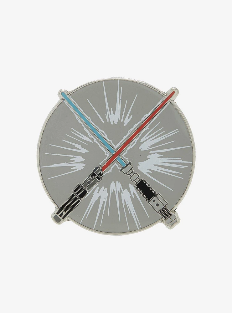Star Wars Blue & Red Lightsaber Enamel Pin