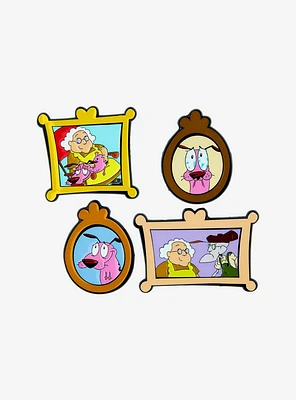Courage the Cowardly Dog Portraits Enamel Pin Set