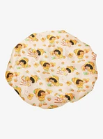 Strawberry Shortcake Orange Blossom Allover Print Double Layered Satin Bonnet - BoxLunch Exclusive