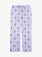 Studio Ghibli® Kiki's Delivery Service Jiji Cherry Blossom Allover Print Sleep Pants