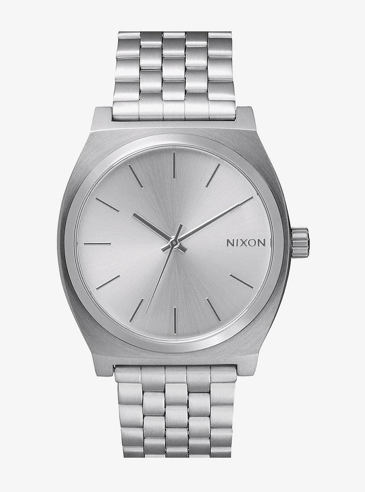 Nixon Time Teller All Silver Watch