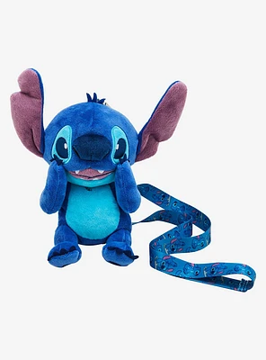 Disney Lilo & Stitch Fuzzy Stitch Plush Lanyard
