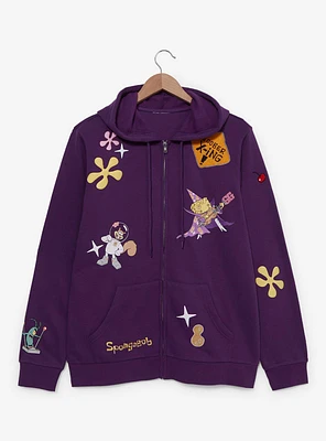 SpongeBob SquarePants Goofy Goober Icons Zippered Hoodie - BoxLunch Exclusive