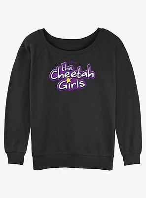 The Cheetah Girls Classic Logo Womens Slouchy Sweatshirt