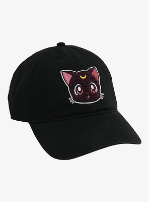 Pretty Guardian Sailor Moon Luna Chenille Patch Ball Cap - BoxLunch Exclusive
