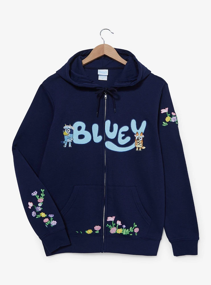 Bluey Floral Zip Hoodie — BoxLunch Exclusive