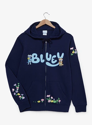 Bluey Floral Zip Hoodie — BoxLunch Exclusive