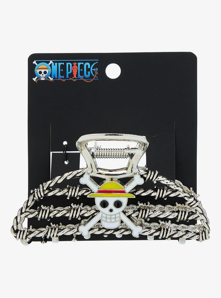 One Piece Straw Hat Crew Jolly Roger Claw Clip