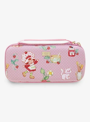 Sonix Strawberry Shortcake Strawberry & Custard Polka Dot Nintendo Switch Carrying Case