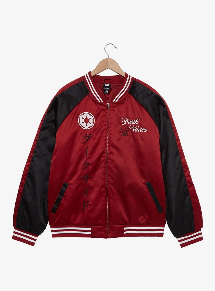 Star Wars Darth Vader Mustafar Satin Jacket — BoxLunch Exclusive