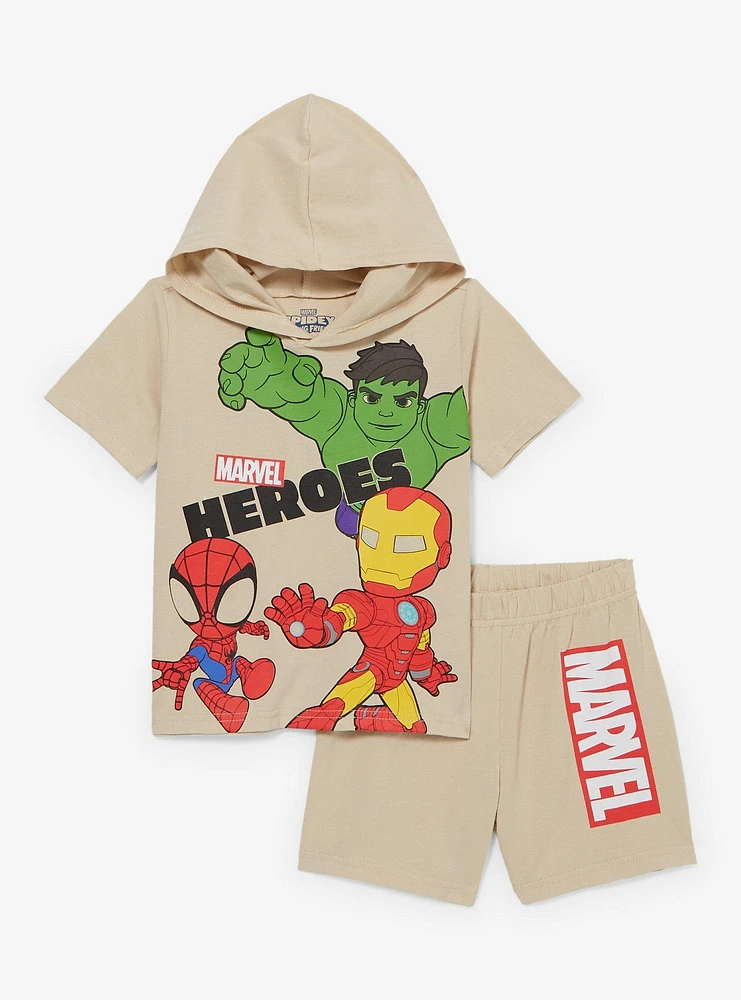 Marvel Heroes Toddler Shirt and Shorts Set — BoxLunch Exclusive