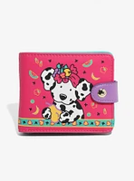 Sanrio Spottie Dottie Floral Color Block Wallet- BoxLunch Exclusive