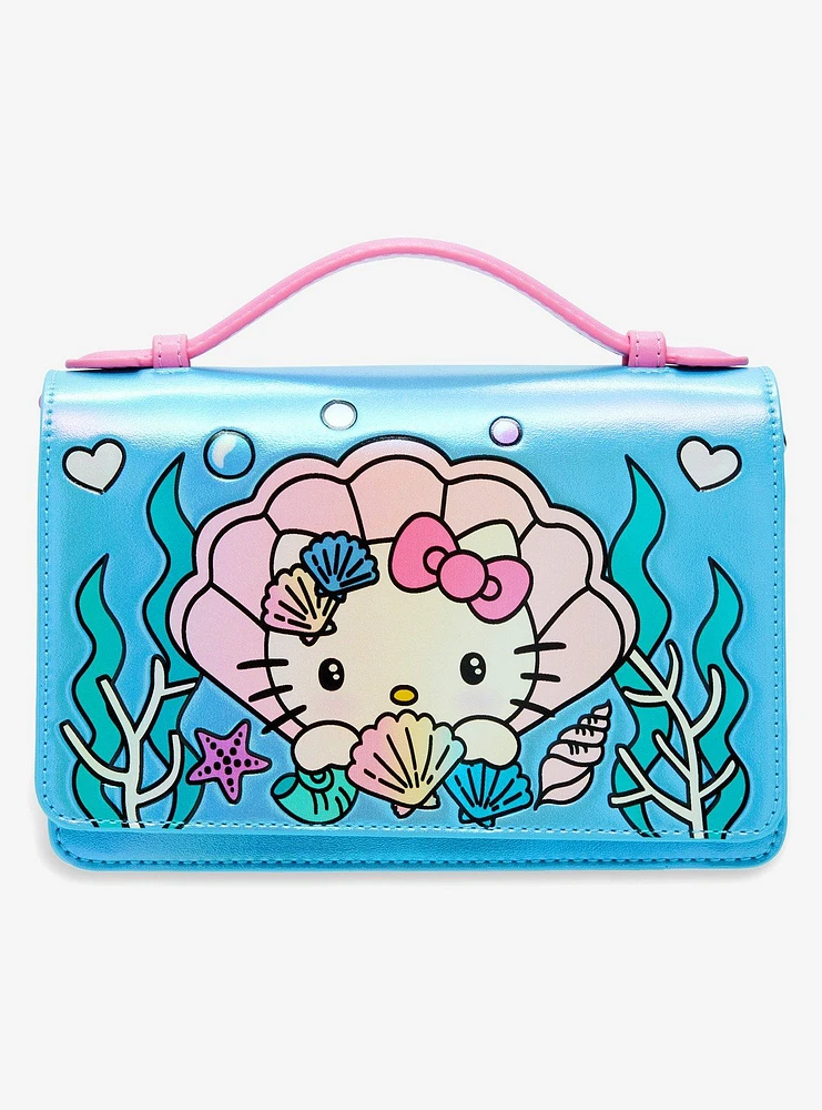 Loungefly Sanrio Hello Kitty Mermaid Metallic Crossbody Bag — BoxLunch Exclusive