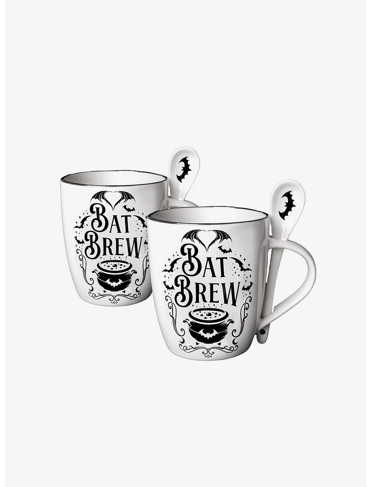 Alchemy of England Bat Brew Mug & Spoon Set