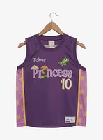Disney Tangled Rapunzel Embroidered Women's Cropped Basketball Jersey — BoxLunch Exclusive