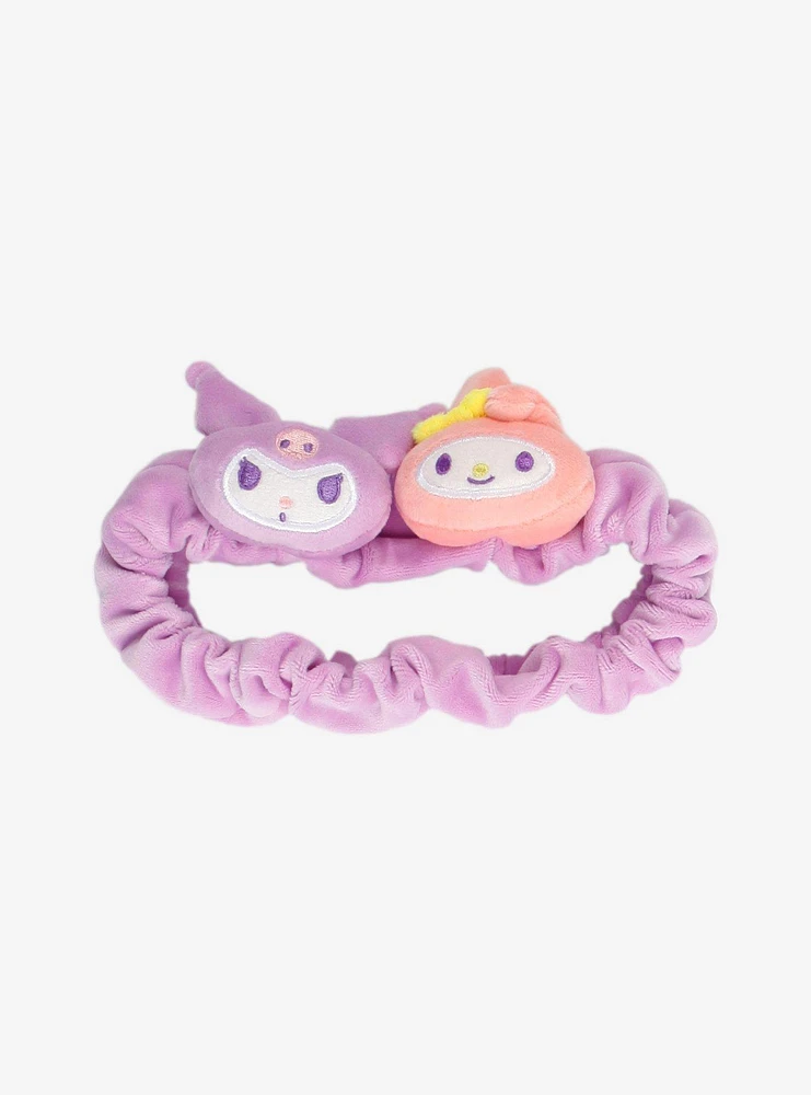 Sanrio Kuromi & My Melody Plush Rearview Mirror Cover