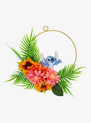 Disney Lilo & Stitch Floral Stitch Wreath - BoxLunch Exclusive