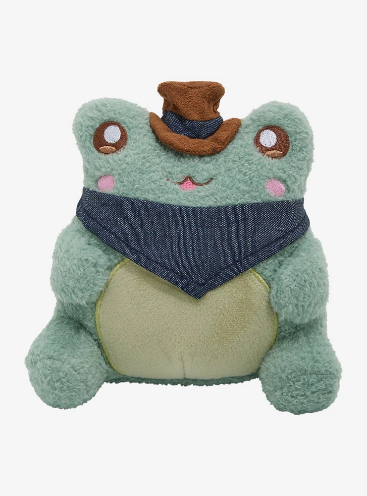 Cuddle Barn Cowboy Wawa the Frog 6 Inch Plush