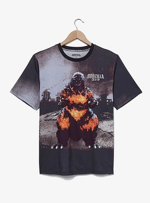 Godzilla Fiery Faded T-Shirt — BoxLunch Exclusive