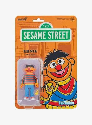 Super7 Sesame Street ReAction Ernie Figure