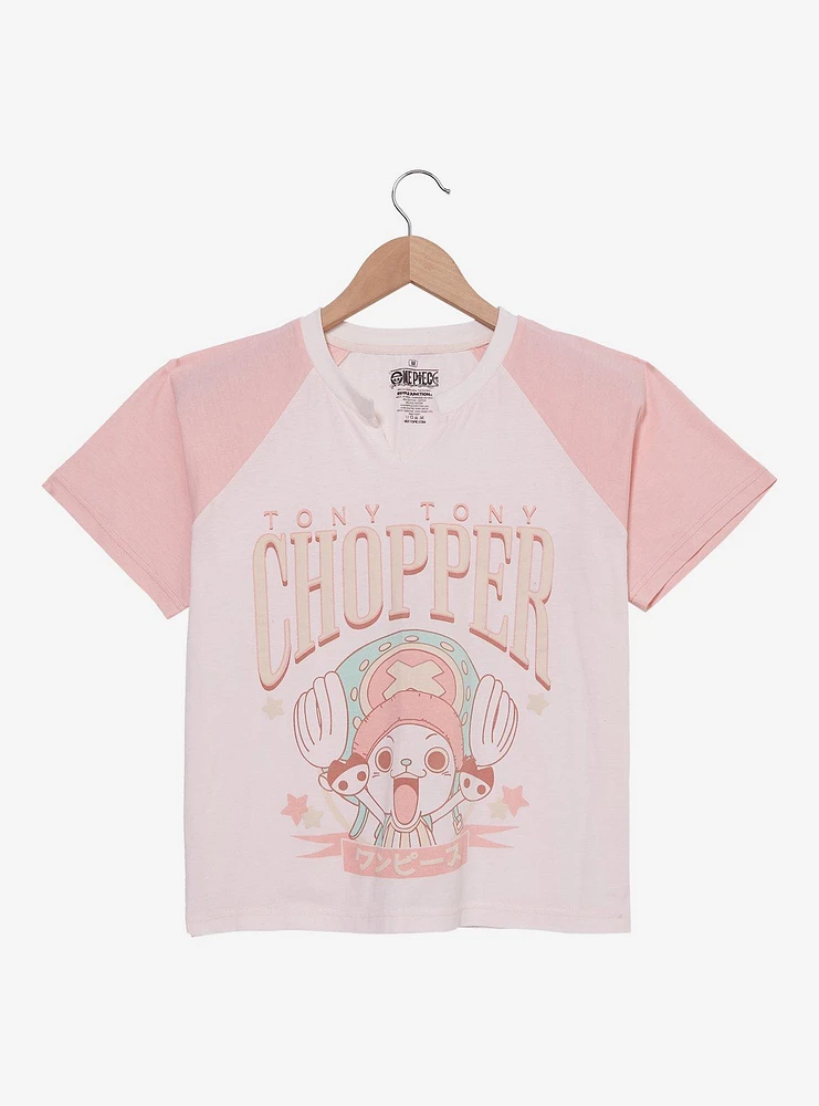 One Piece Chopper Pink Women's Baby Tee — BoxLunch Exclusive