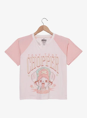 One Piece Chopper Pink Women's Baby Tee — BoxLunch Exclusive