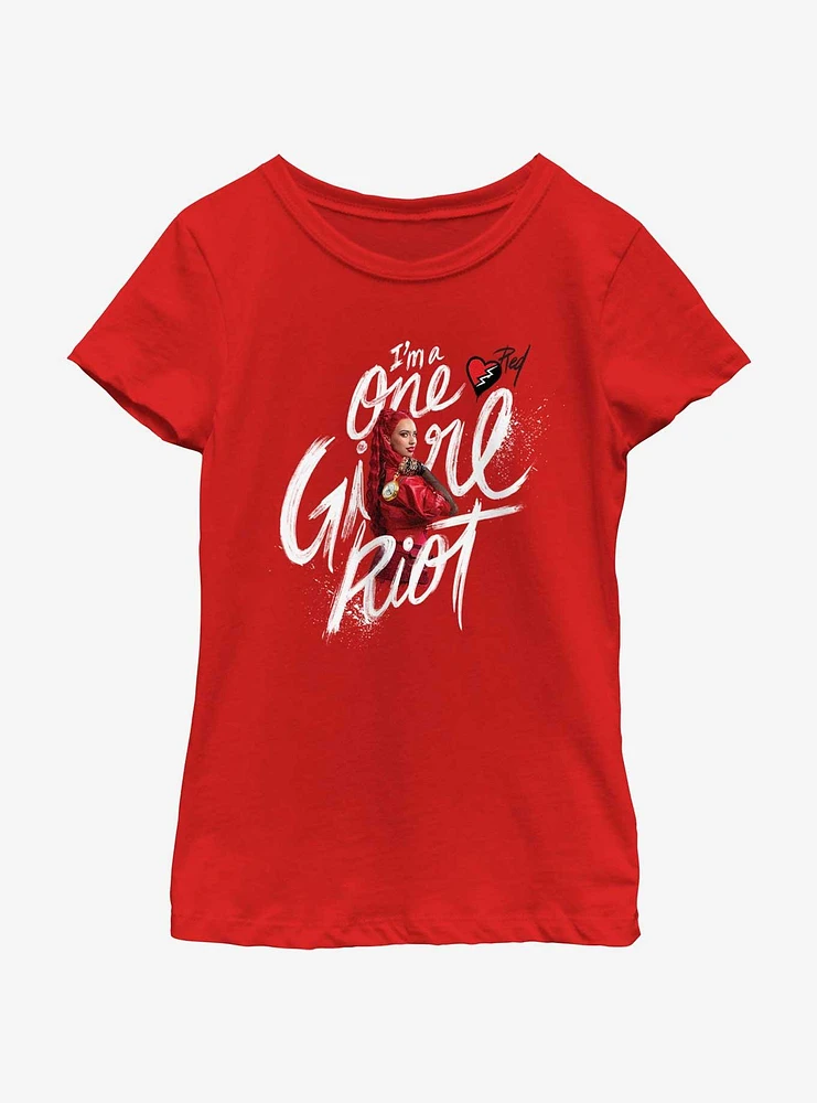 Disney Descendants One Girl Riot Youth Girls T-Shirt