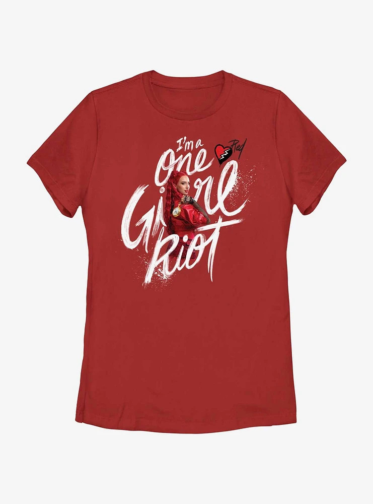 Disney Descendants One Girl Riot Womens T-Shirt