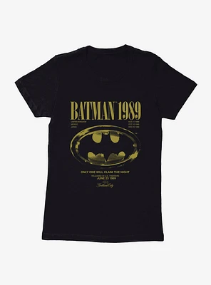 Batman 1989 Womens T-Shirt