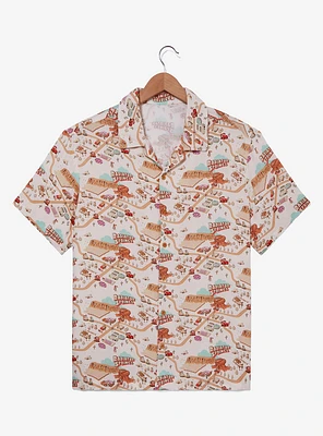 Disney Pixar Cars Radiator Springs Allover Print Woven T-Shirt — BoxLunch Exclusive